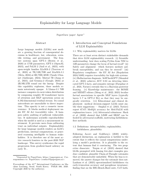 LLM Explainability